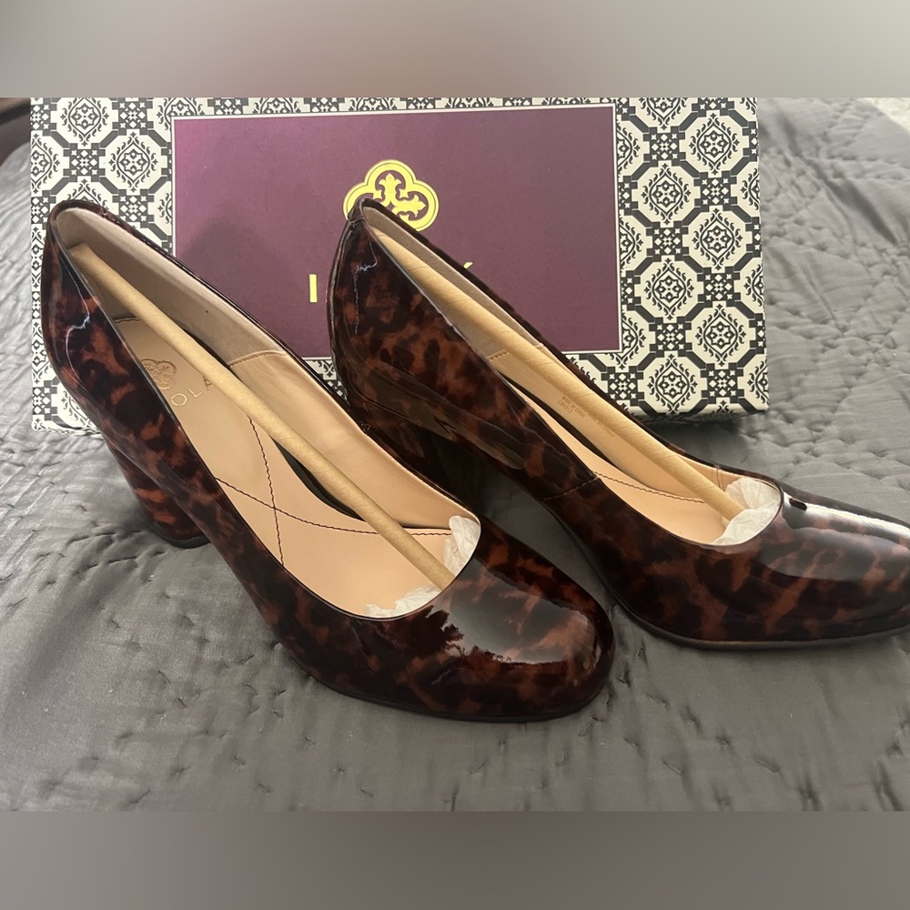 Isola Brown Leopard Print Heels